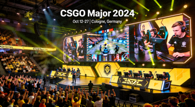 CSGO Major赛事资讯配图，展示反恐精英Major锦标赛现场